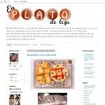 En plato de loza