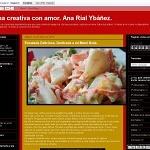 Cocina creativa con amor. Ana Rial Ybáñez.